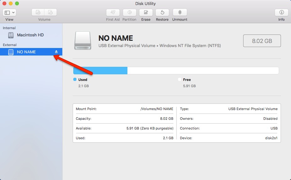 format hard drive for mac disk utility